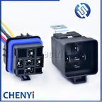5 Pin Automotive Waterproof Wiring Connector Plug Socket 12V 24V 40A 80A relay 12077951 12065686 For Boat Auto Fan Car Relay