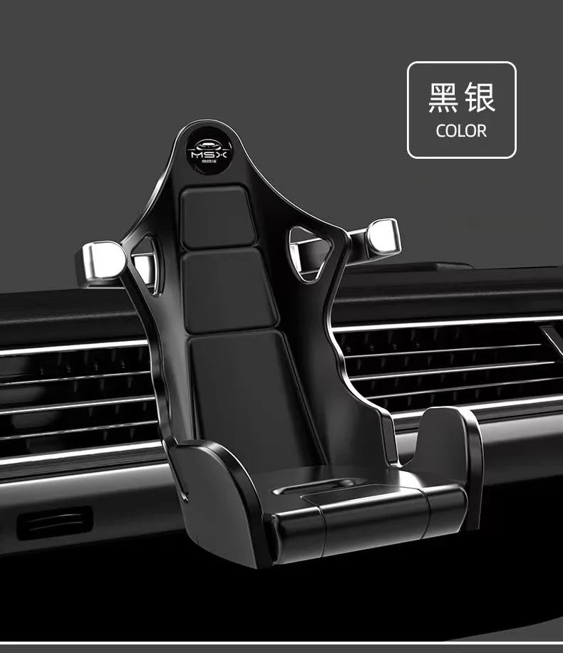 Racing Seat Car Mobile Phone Holder Stable And Shock-Resistant Car Navigation Bracket For Universal Accessories Tools