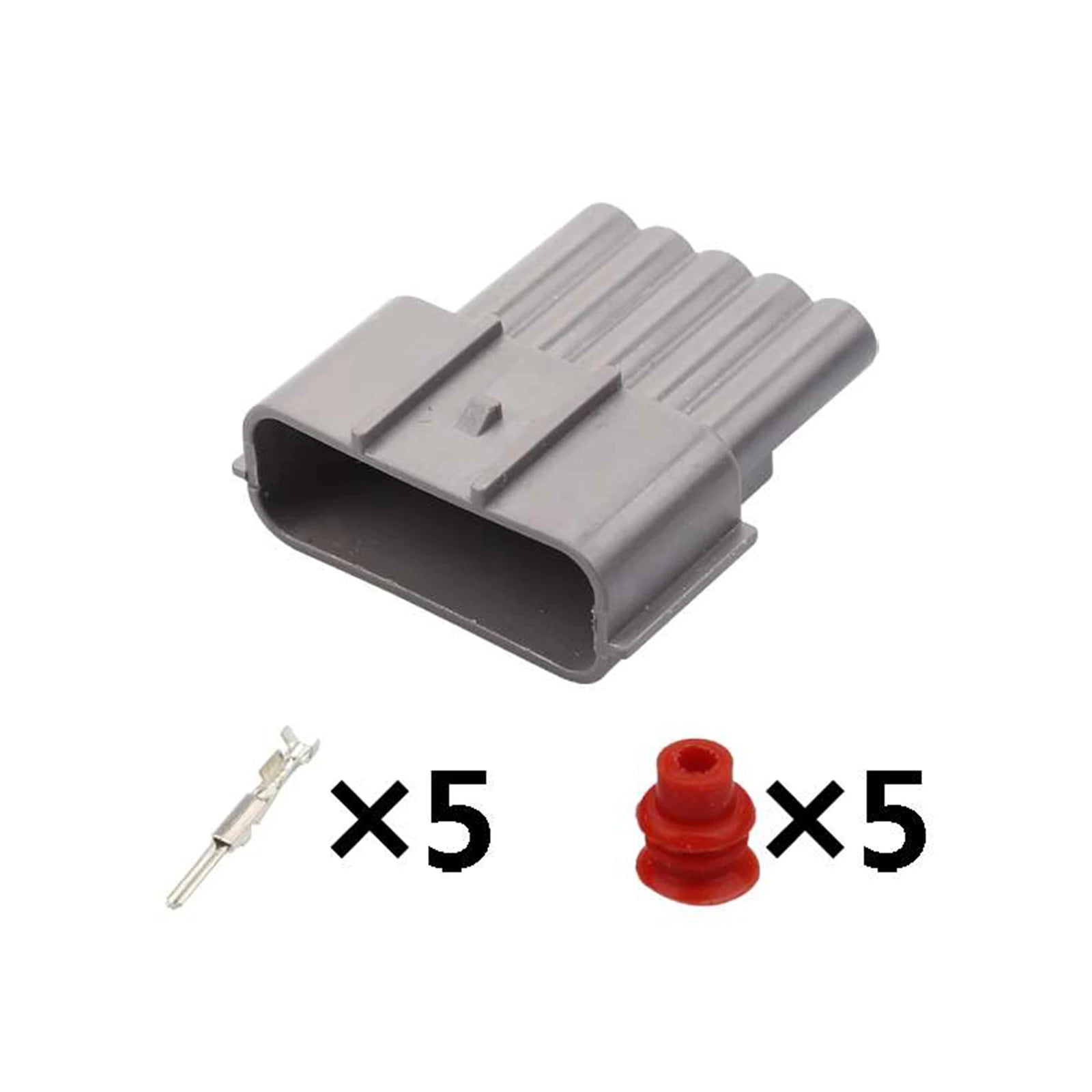 5-Pin Connector Waterproof 2mm Male Female Connector Automotive Wiring Harness Cable Socket for Nissan Mazda 6189-0848