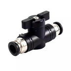 BUC Pneumatic Manual Valve - Straight Head Quick Coupling Steering Switch Manual Ball Valve for Air Hose (4mm,6mm,8mm,10mm,12mm)