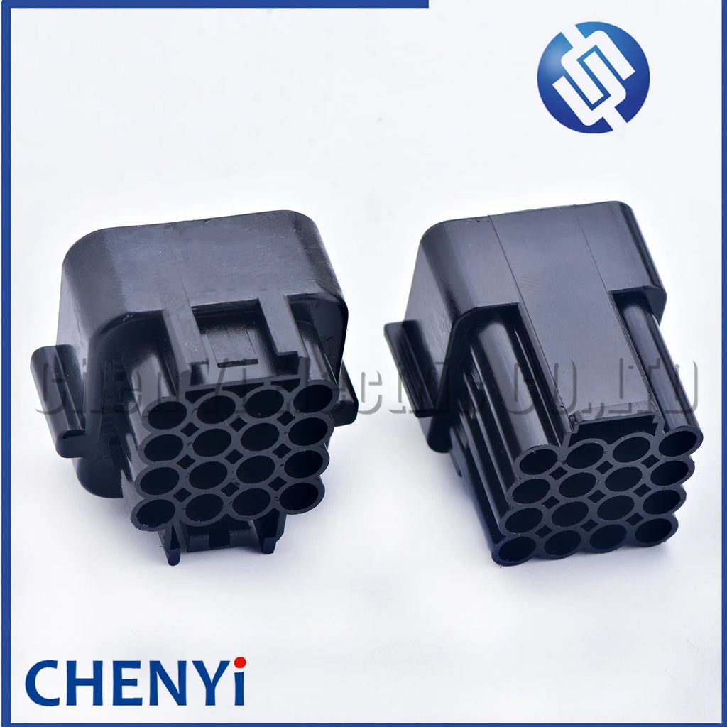 16 Pin Black Furukawa Sealed Waterproof Electrical Auto Wire Harness Connector Plug FW-C-16M-B FW-C-16F-B For motorcycle