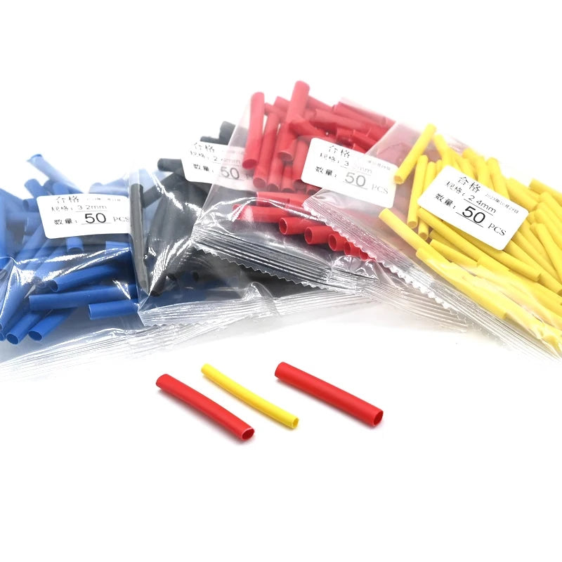 Cut short heat shrink tubes/insulating tubes with sleeves/electrical tape/triple shrink double-wall thickened hot melt adhesive