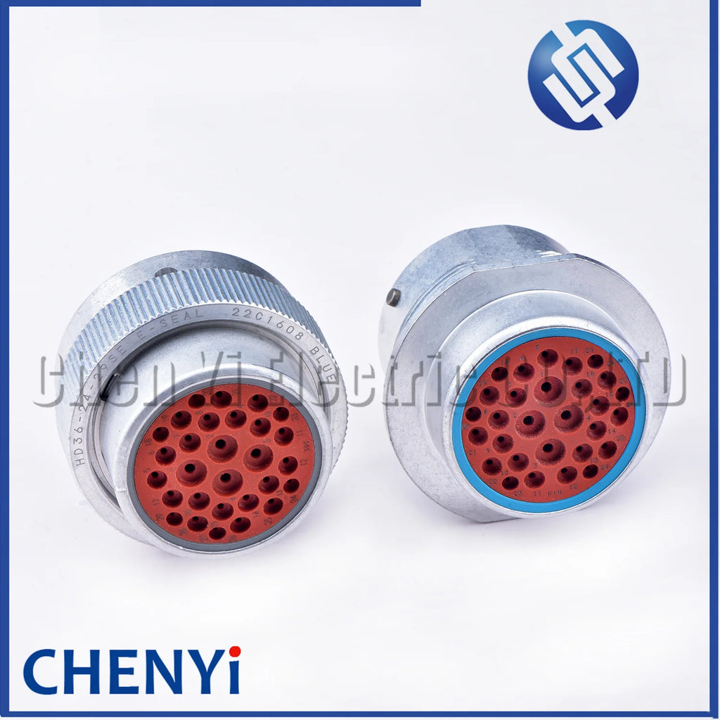 29 Pin Automotive waterproof connector DEUTSCH HD Series male or female Wire harness plug HD34-24-29PE HD36-24-29SE With pins