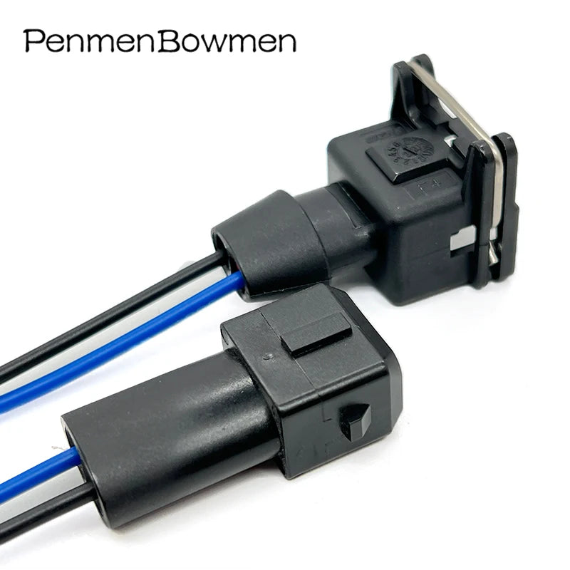 1 Set 2 Pin Car Fuel Injector Junior Power Mini Timer Electrical Cable Connectors Wiring Harness Plug 282189-1 282762-1
