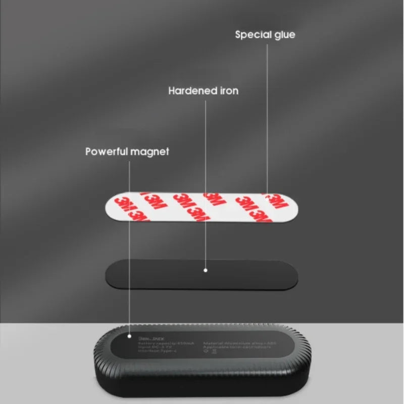 Car Reading Light Rechargeable Wireless Magnetic Atmosphere LED Car Styling Night Light Interior Ceiling Light Accessories Tools