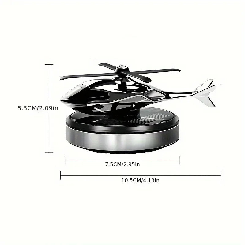 Solar Helicopter Car Air Freshener Fragrance Supplies Interior Accessories Novelty Propeller Flavoring Perfume Diffuser Amagi