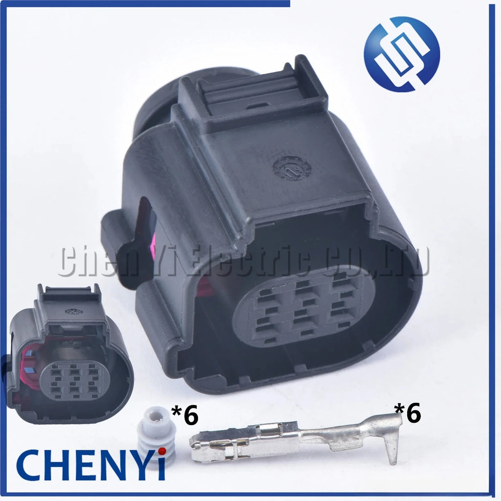 6 Pin female Automotive waterproof connector car tail light Wire harness Plug 4H0973713D 4H0 973 713D 4H0973713 4H0 973 713