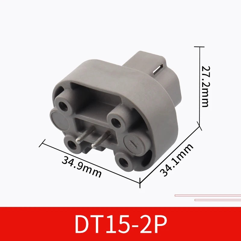 DT13-2P Dechi type automotive waterproof connector DT15-4P PCB panel pin socket plug DT06-6S