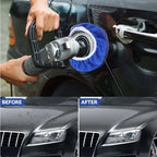 5-10inches Car Waxing Sleeves Microfiber Polisher Lint-free Cloth Covers Polishing Hood Car Paint Care Cleaning Maintenance Tool
