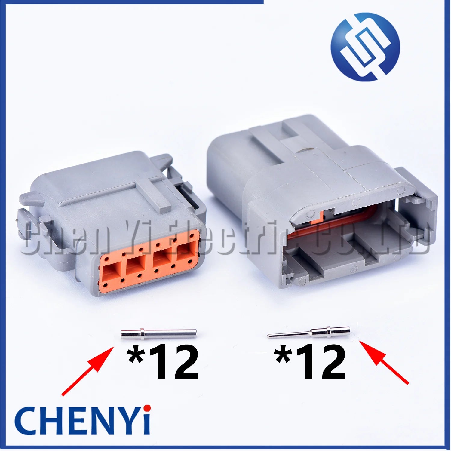 DTM connectors For Deutsch DTM06-2S 3S 4S 6S 8S/DTM04-2P 3P 4P 6P 8P 12P Male Female Waterproof Connector Automotive Sealed Plug