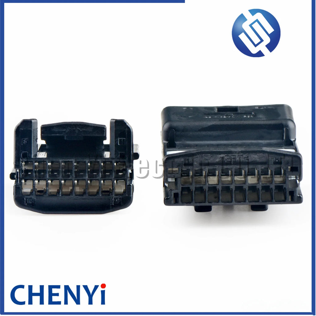 16 Pin Automotive connector Car Audio Navigation Rearview wire harness Plug 1379678-1 1379665-1 1379678 1379665