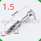 50 pcs 1.5 series Male or Female wire Crimp Pins For 964269-2 964274-2 1241380-1 Sheath...