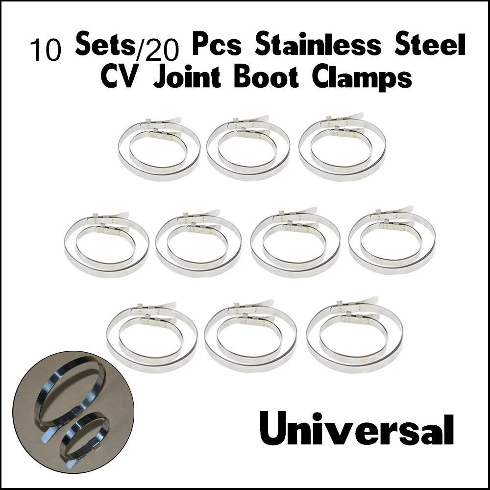 20pcs Joint Axle Boot Clamp Pliers Clip CV BOOT CLAMPS Kit For Auto / ATV CV Connecting shaft guide clip