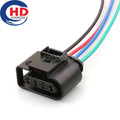 4 Pin Connector Waterproof 3.5mm Series Female Connectors Motorcycle Electrical Harnesses Wiring Harness 4B0973724/F371800A