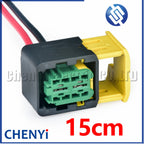 2 Pin female 6.3mm series Automotive waterproof connector wire harness Plug 1-1564542-1 2-1564542-1 3-1564542-1 4-1564542-1