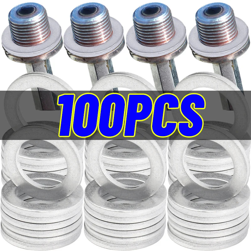 For Honda Accord Civic CRV CRZ HRV Acura 14MM Oil Drain Plug Crush Washer Gasket 9410914000 94109-14000 94109 14000 Fit2006-2018