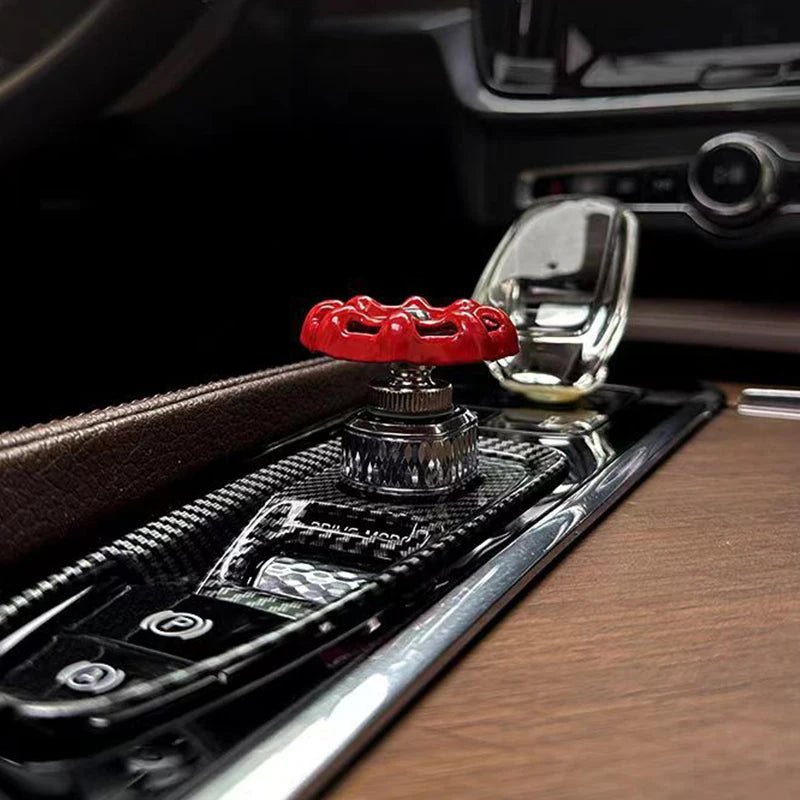 Car Rotary Knob Decor Metal Valve Handwheel Automotive Accessories Interior For Control Knob Gear Shift Knob Button Sticker