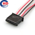 6 Pin Automotive Starter Unsealed Female Connector Car Tweeter Audio Motorcycle Electrical Harnesses Socket 1-1241370-3