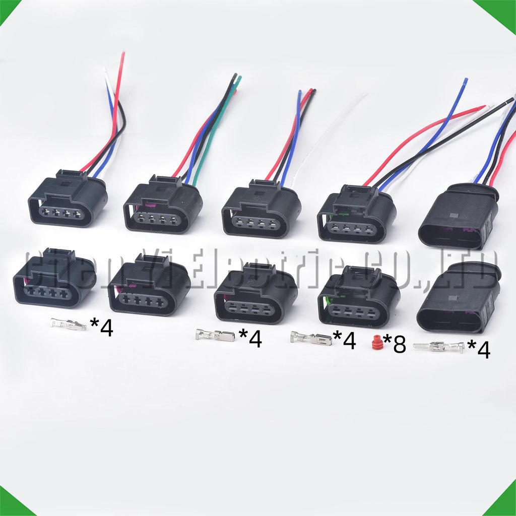 4 pin automotive connectors ignition coil wire harness plug 1j0973824 1j0973724 8k09737...