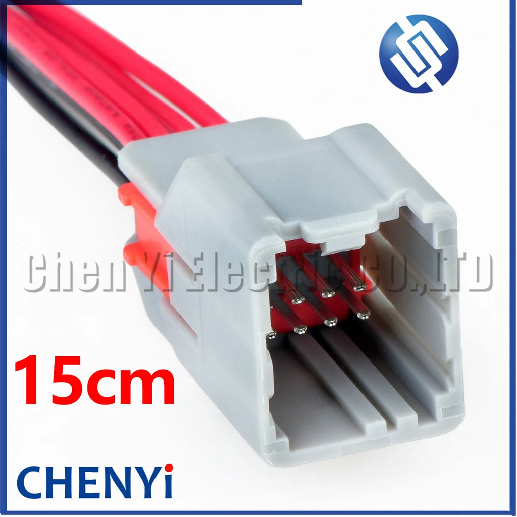 8 Pin male or female car connector audio control panel wiring harness connector plug 1456987-3 1411168-1 For Ford Focus