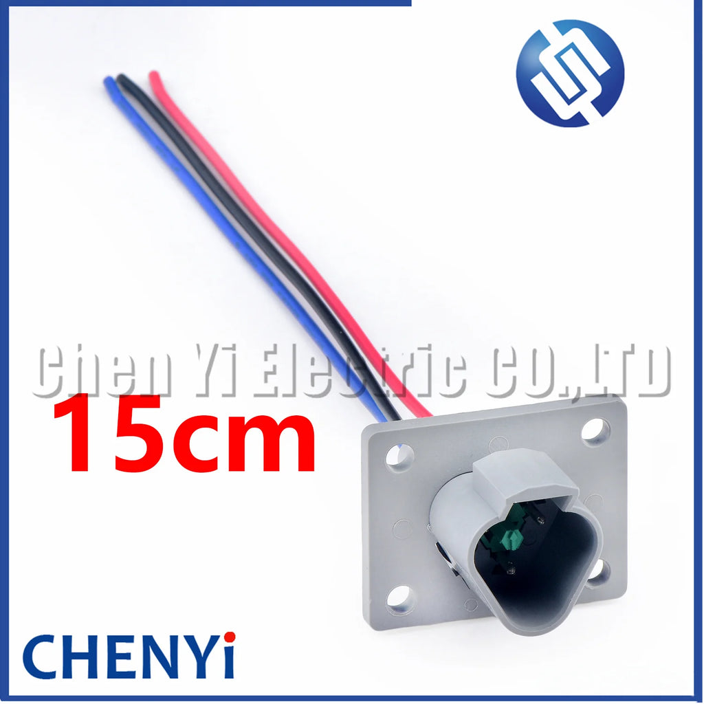 3 Pin Automotive Waterproof Connector Male or Female Wire harness plug DT06-3S DT04-3P DT04-3P-L012 For Deutsch DT series