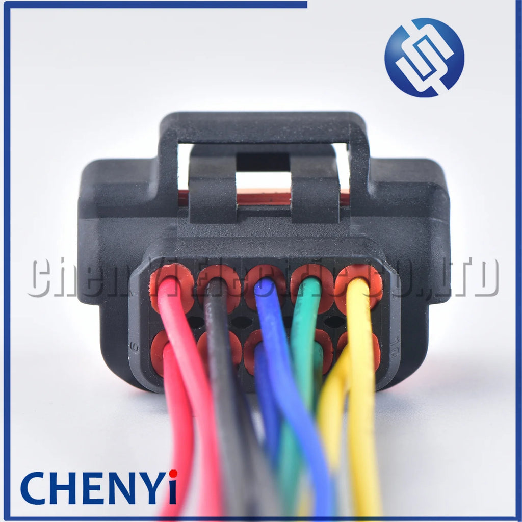 10 Pin/way car headlamp Headlight Lamp plug Cable Harness connector 98788-1201 For Peugeot 307 308 408 3008 Citroen C4L Renault