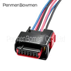 1 Set 6 Pin Car Speed Regulator Electrical Cable Connectors Automatic Transmission Female Wire Harness Plug 638514-1 For Jeep