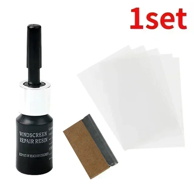 Car Glass Crack Repair Resin Kit Professional Auto Glass Repair Kit Stop Crack From Spreading DIY Car Maintenance Tools Amagi