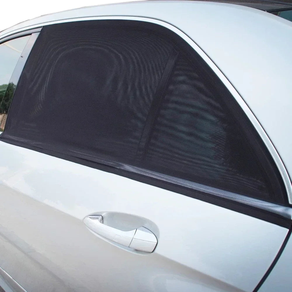 4pcs/set Universal Fit Car Window Sun Shades Premium Breathable Mesh Screen for Optimal Sun Protection and Privacy Covers amagi