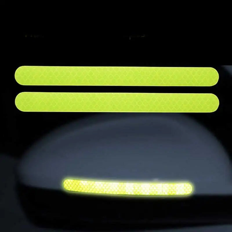 Car Rearview Mirror Reflector Stickers Universal Warning Anti-collision Reflective Strips Auto Exterior Accessories Reflex Tape