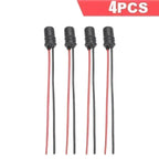 DC12V T10 W5W 147 Socket Marker Instrument Lights Holder Connector Wire Bulb Soft Rubber Harness Replacement Car Accessories