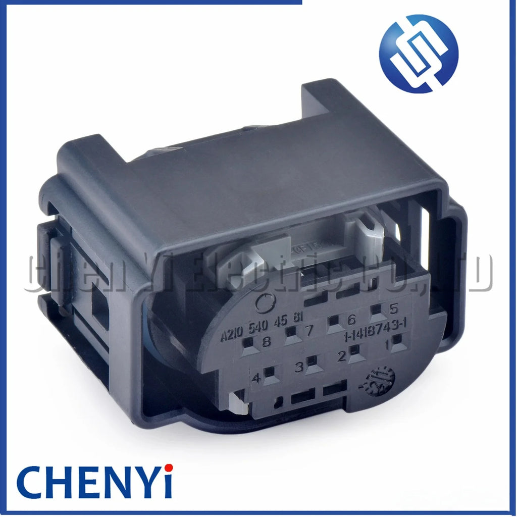 8 Pin Automotive waterproof connector Car ACC radar module sensor wire harness plug A2105404581 1-1418743-1