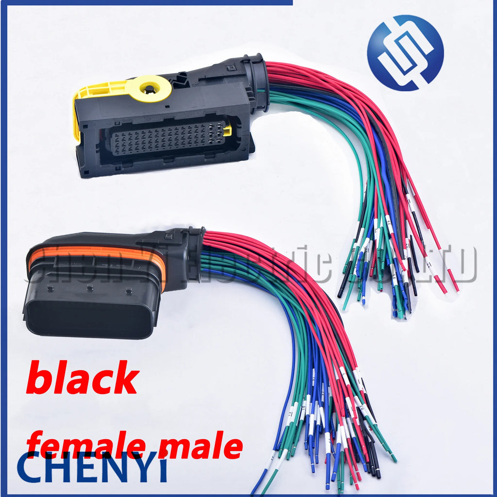 62 Pin Automotive Waterproof 30cm Wire Harness connector ECU DCU Computer board Plug 1-1418883-1 2-1418883-1 For Volvo CUMMINS