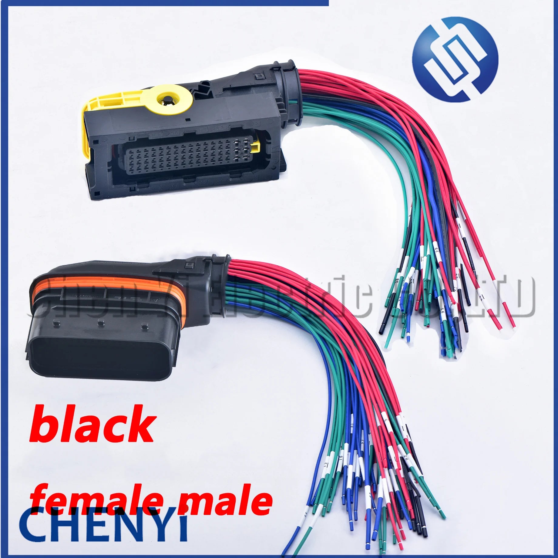 62 Pin Automotive Waterproof 30cm Wire Harness connector ECU DCU Computer board Plug 1-1418883-1 2-1418883-1 For Volvo CUMMINS