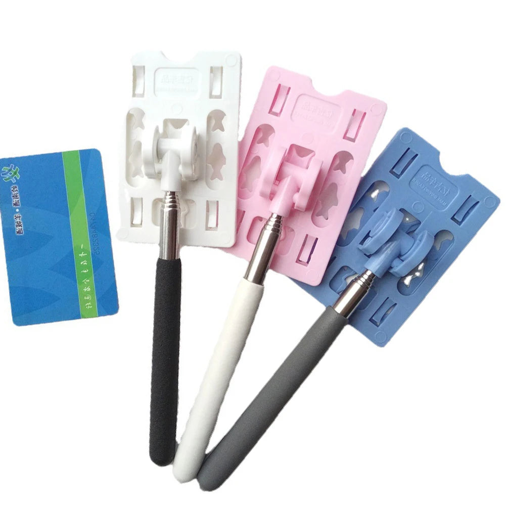 Adjustable Touch Stick Holder Touch And Toll Card Stick Holder TnG Stick Stickable Telescopic Parking Toll Swiping Sticks