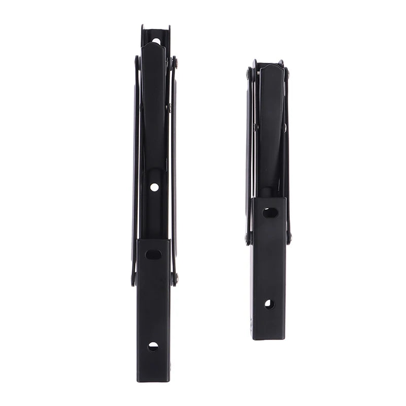 1Pcs Campervan Folding Bracket Table Shelf Motorhome Caravan Black Finish Stainless Steel Mini Folding Table Car Accessories