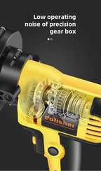 5 Inch Electric Car Polisher Kit 700W Auto Buffer 600 3700RPM Variable Polishing Machine Auxiliary Handle Sponge Wool Bonnet