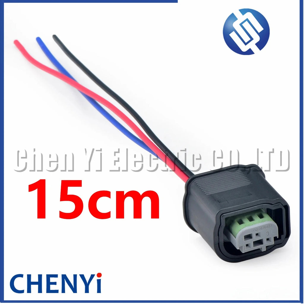 3 Pin Auto waterproof connector PDC Parking Sensor Plug 2-967642-1 4B0 972 883 A 4G0 972 883 968401-1 4B0972883A 4G0972883