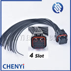 26 Pin Auto ECU Computer Connector Oil Gas Electrical Plug 3-1437290-7 3-1437290-8 1473416-1 1473416-2 With 30cm Wires