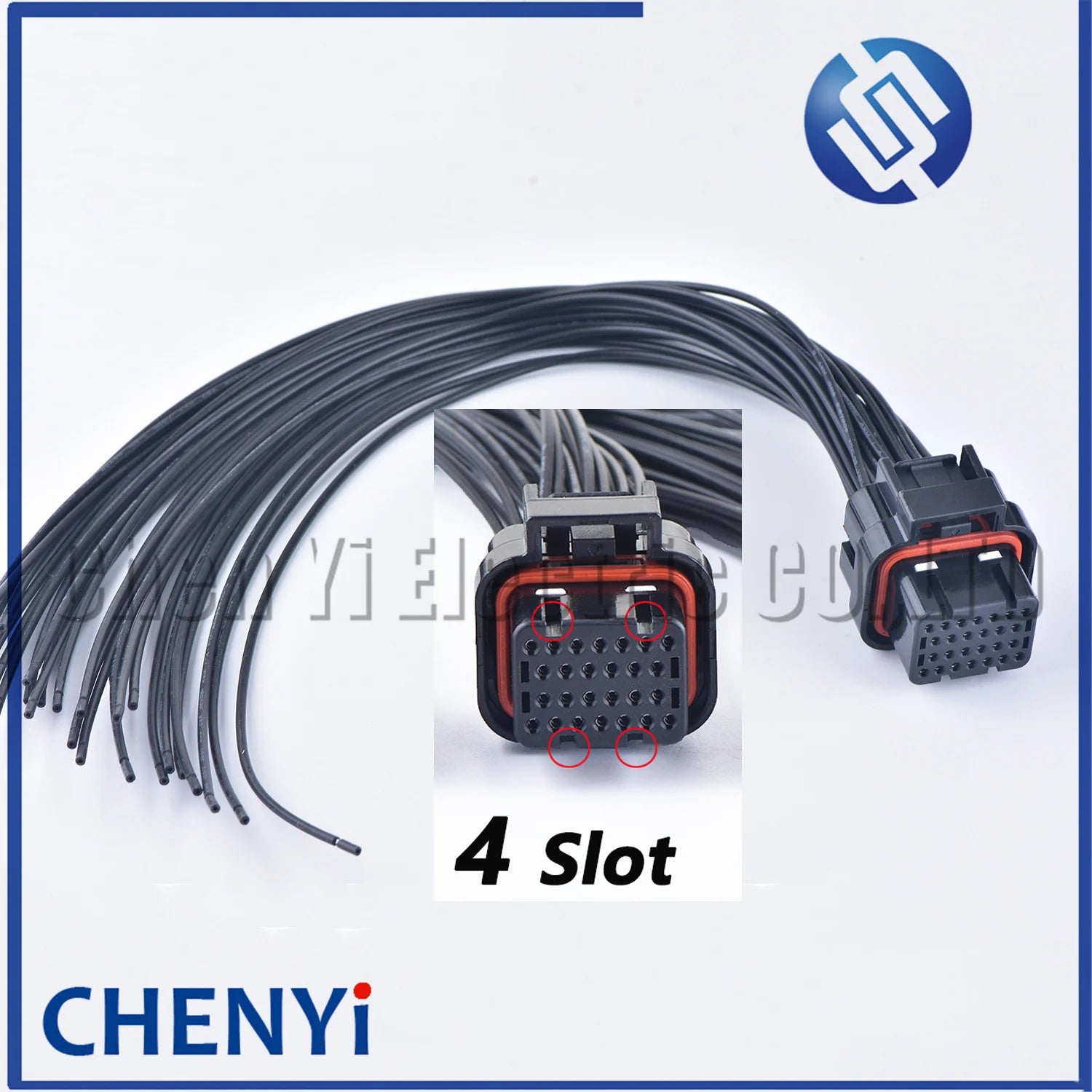 26 Pin Auto ECU Computer Connector Oil Gas Electrical Plug 3-1437290-7 3-1437290-8 1473416-1 1473416-2 With 30cm Wires