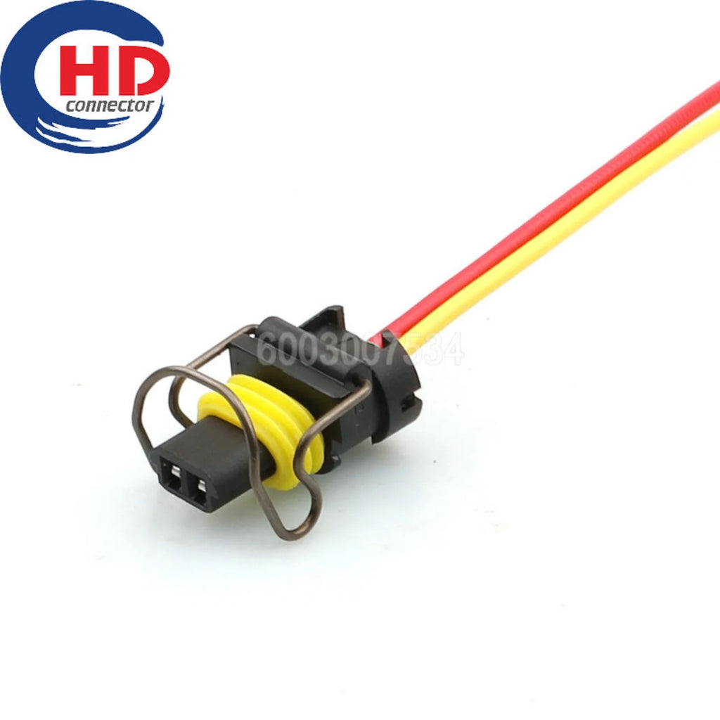 2 Pin Waterproof 1.5mm Series Female Connectors Motorcycle Electrical Harnesses Plug For Ford