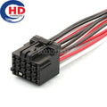 15 Pin Connector Unsealed 2.8mm Series Female Connector Cable Plug Motorcycle Electrical Harnesses Wiring Harness 1355206-1