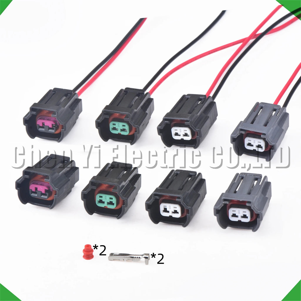 2-pin wire harness harness injector connector harness vw audi fuel injector