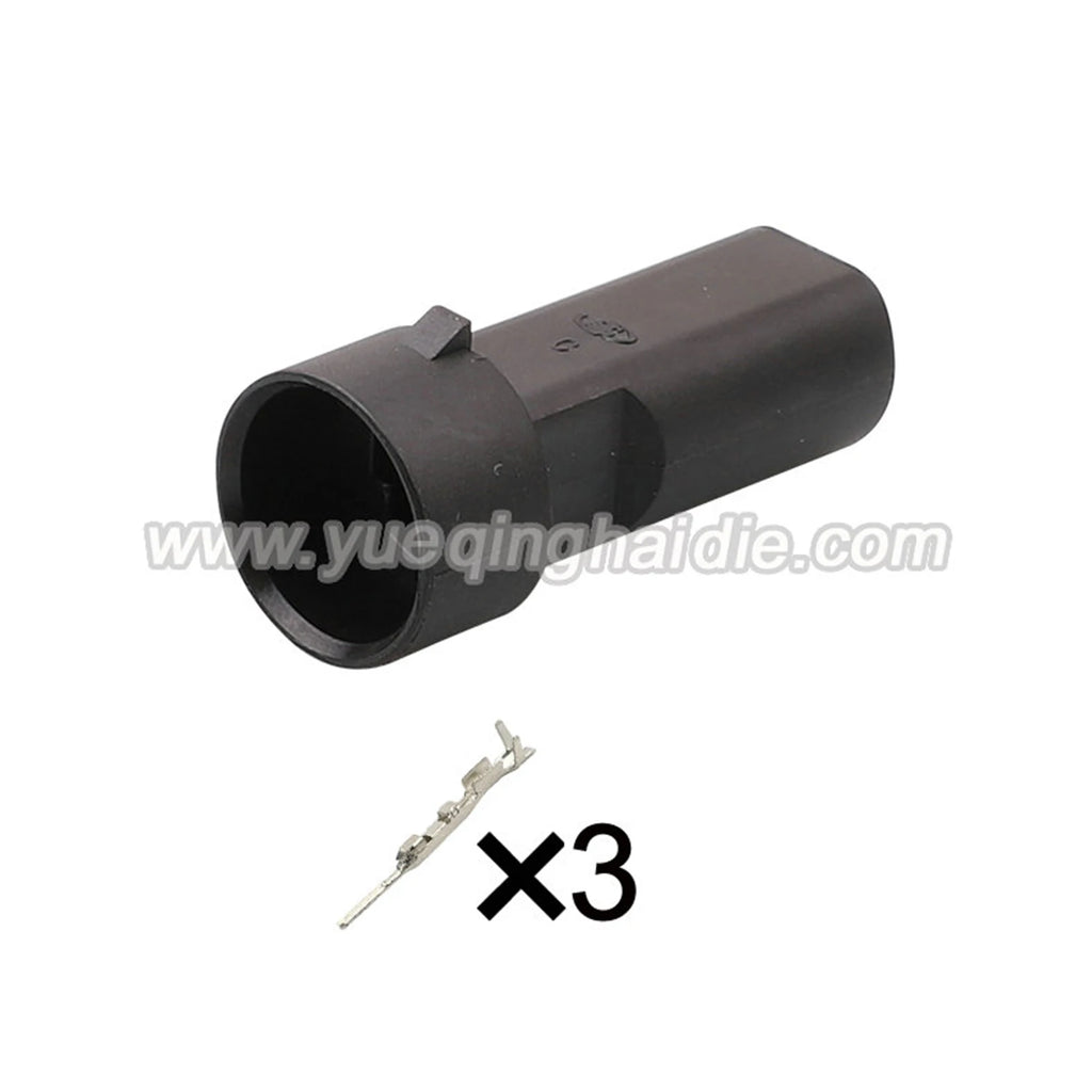 3Pin Connector Waterproof 1.5mm Male Female Connector Automotive Oil Fuel Cable Socket for GM 12078090 12110192 0441004 12065287