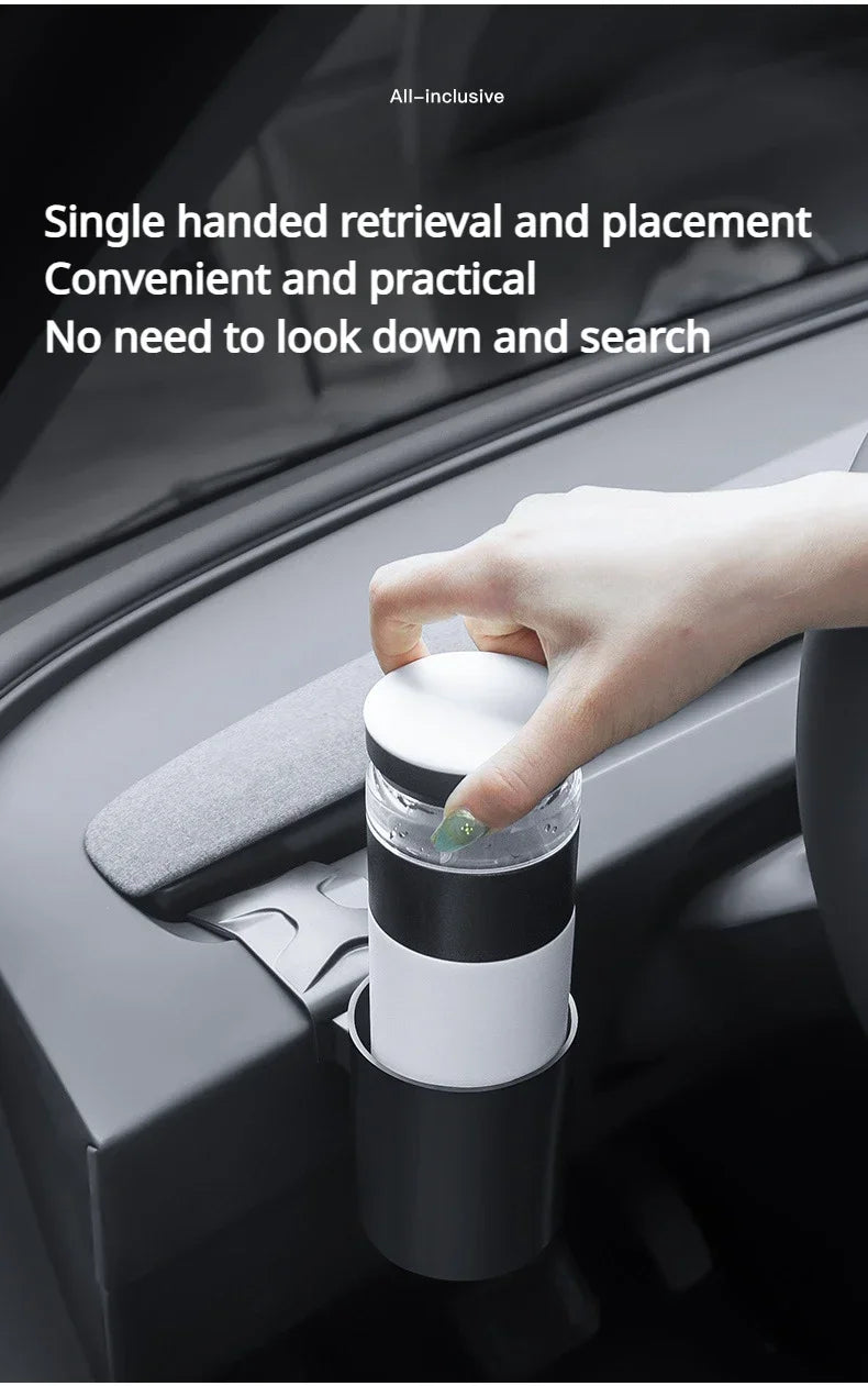 For Tesla Model Y Juniper/3/3+ Highland 2025 Water Cup Holder Beverage Rack Limiter Instrument Table Cup Support Car Tools Amagi