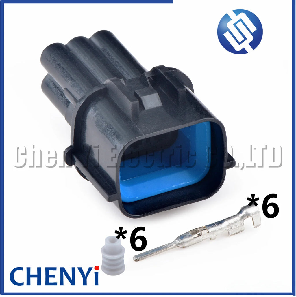 6 Pin Automotive Connector Auto Throttle Idle Motor Wire harness plug PB535-06027 PB521-06020 For Mazda MitsubisIdle 4G15 4G18
