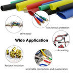 530/560/580/800PCS Heat Shrink Tubing kit 2:1 Shrinkable Wire Shrinking Wrap Tubing Wire Connect Cover Protection