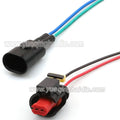 2Pin 1.5mm Waterproof Auto VVT Fuel Diesel Injector Ignition coil Connector solenoid valve dephaser Sensor Wire harness 284556-1