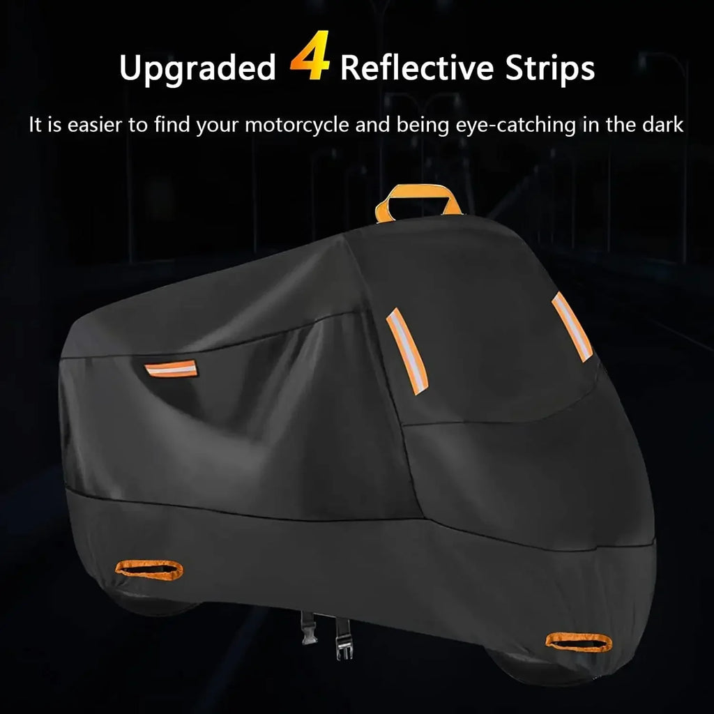Motorcycle Cover Waterproof All Season Dustproof UV Protective Outdoor Indoor Scooter 210D 420D Wear-resistant Fabric Amagi