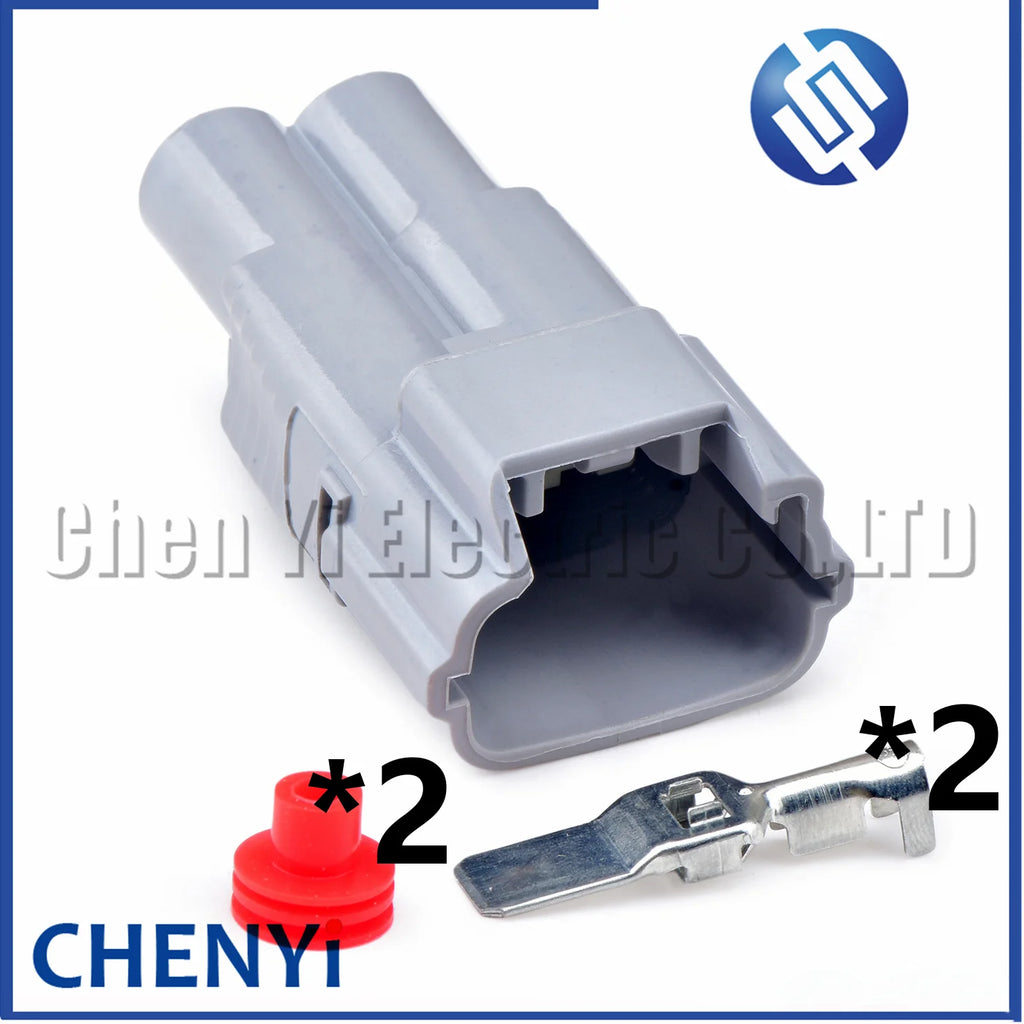 2 Pin Automotive waterproof connector Car electronic fan air-conditioning harness plug 6188-0096 6189-0172 For Toyota Honda